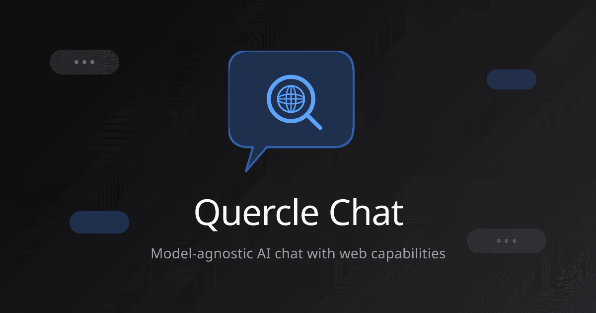 Quercle Chat: Open Source AI Chat with Web Tools